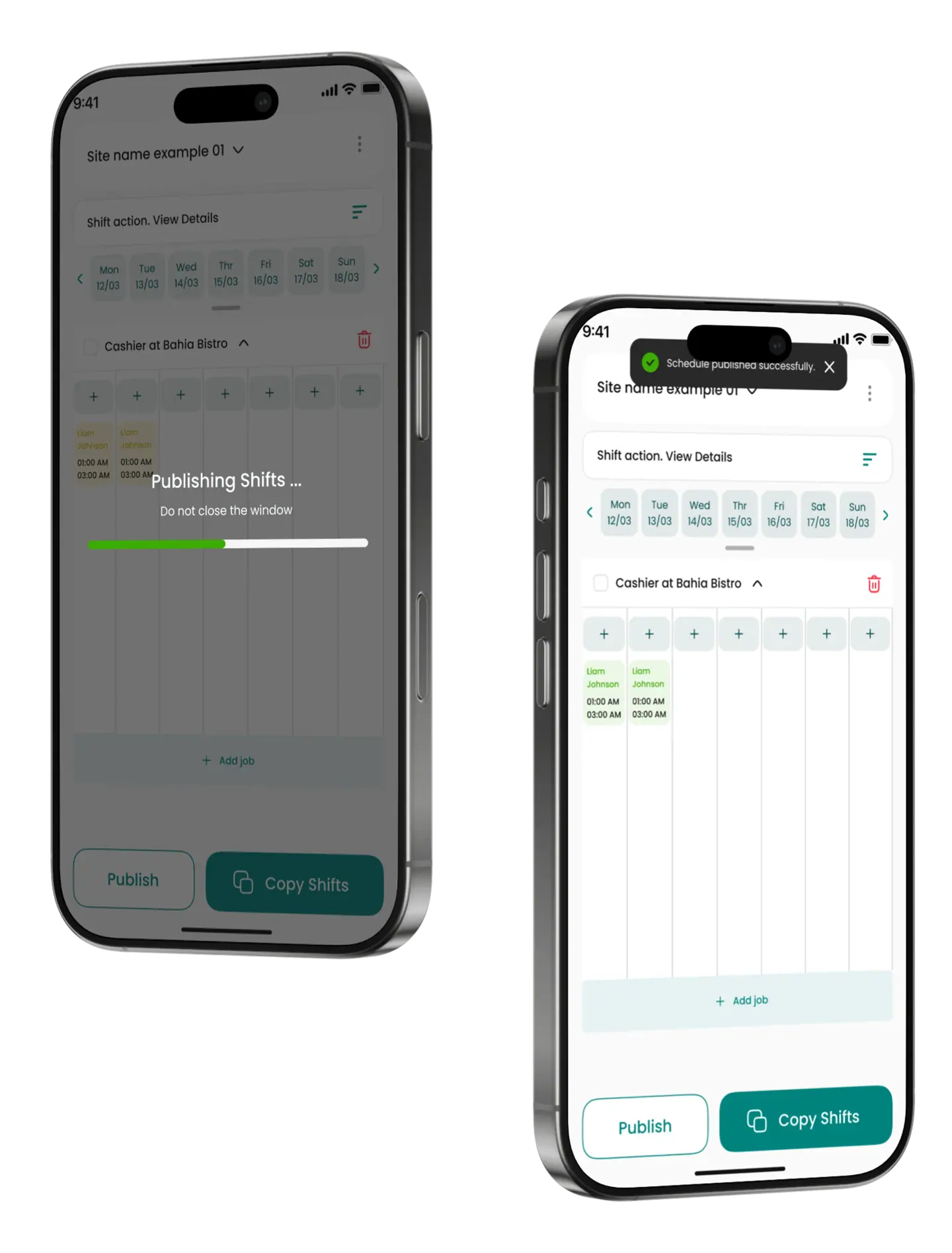 Publish in minutes. Fill gaps in seconds.