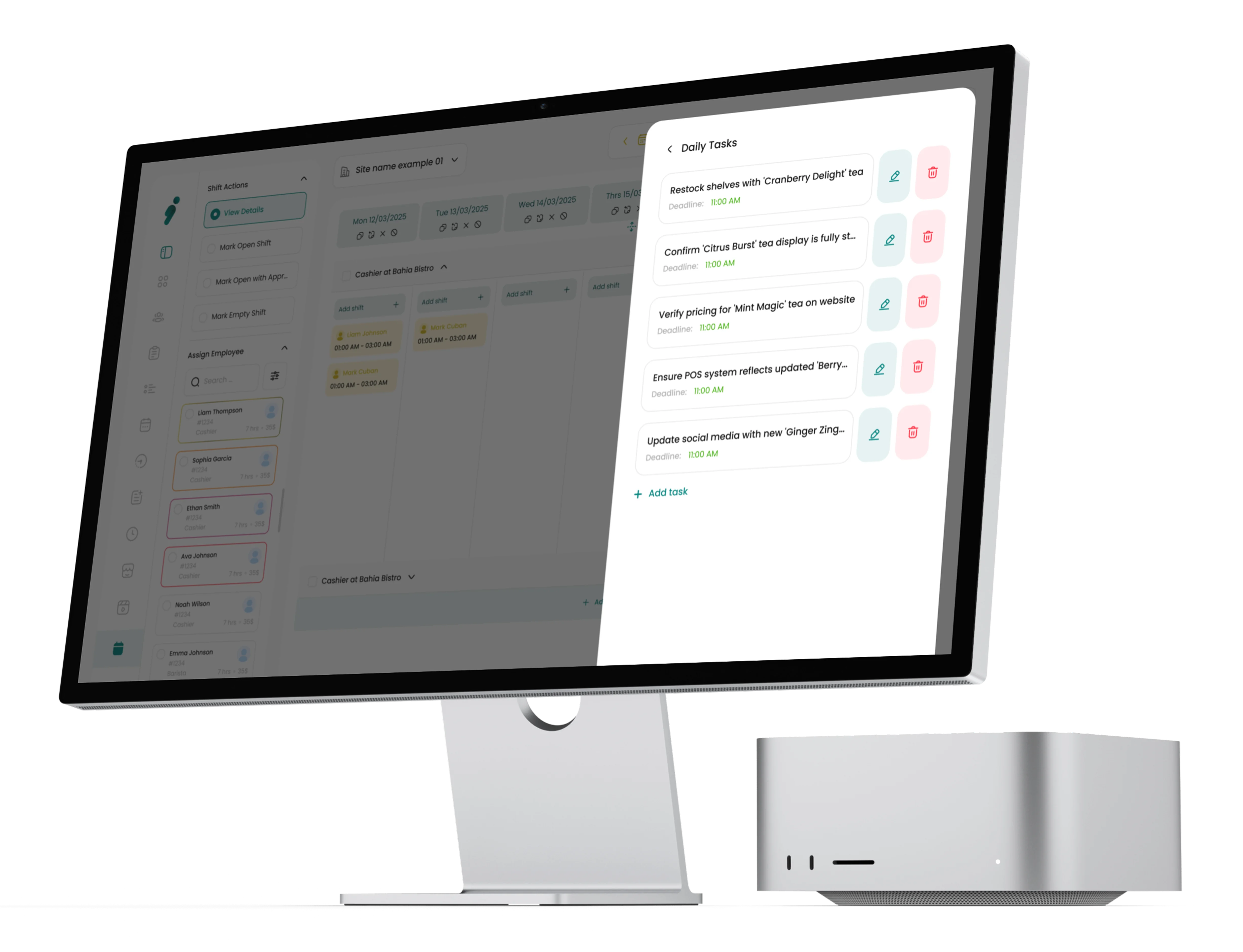 Shift Tasks that keep every shift consistent.