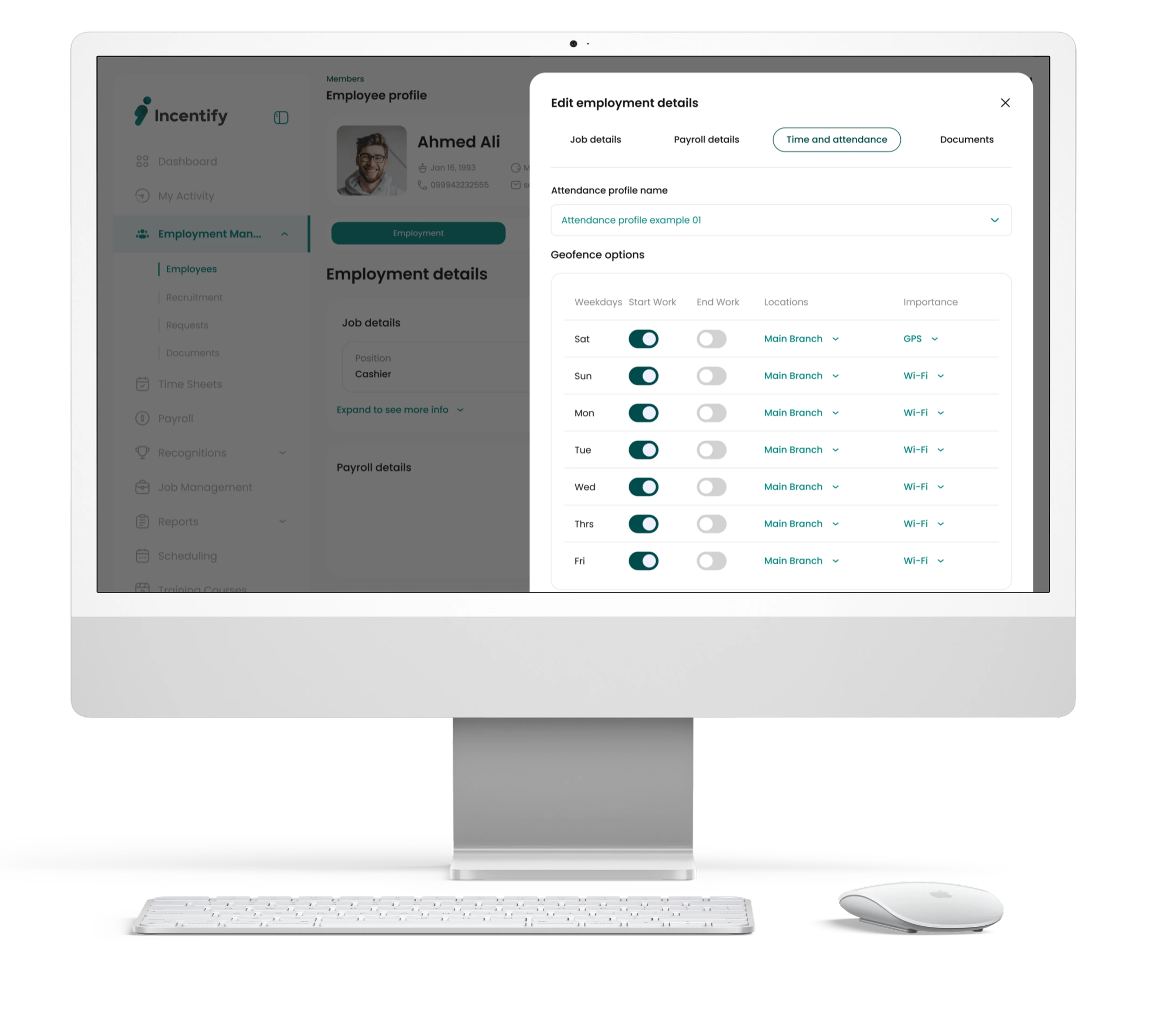 Clock-ins that match the real world.